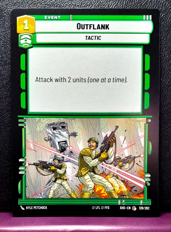 Star Wars Unlimited - Shadows of the Galaxy - Outflank 128/262 - NM