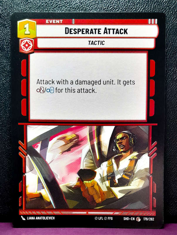 Star Wars Unlimited - Shadows of the Galaxy - Desperate Attack 179/262 - NM