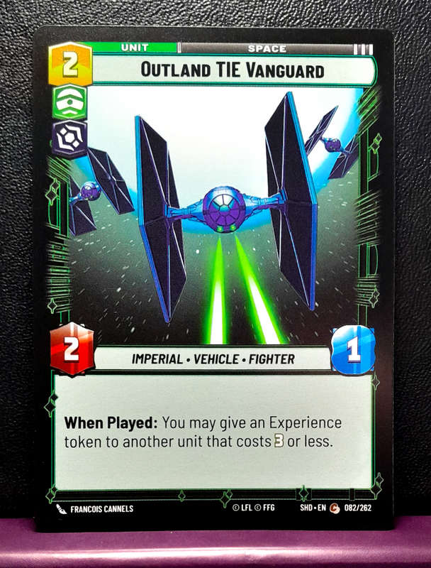 Star Wars Unlimited - Shadows of the Galaxy - Outland TIE Vanguard 082/262 - NM