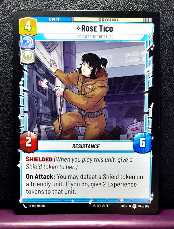 Star Wars Unlimited - Shadows of the Galaxy - Rose Tico 045/262 - NM