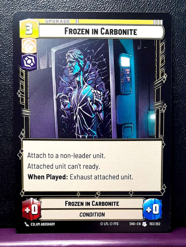 Star Wars Unlimited - Shadows of the Galaxy - Frozen in Carbonite 193/262 - NM