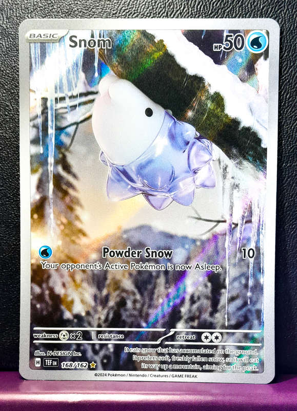 Pokemon Card - Snom 168/162 - Secret Rare Holofoil - Temporal Forces
