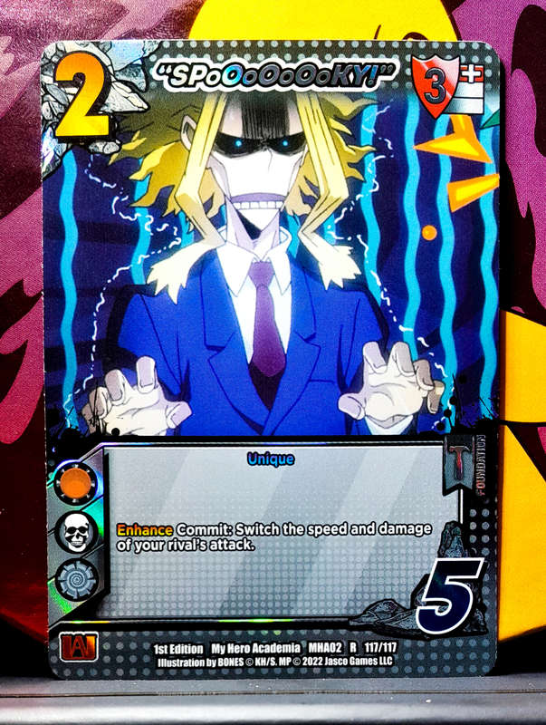 My Hero Academia CCG - Universus - "SPoooooooKY! 117/117 - R - Holofoil - 2022 NM