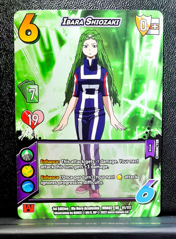 My Hero Academia CCG - 1st Edition- Ibara Shiozaki 91/117 - Character Card - Non-foil - NM