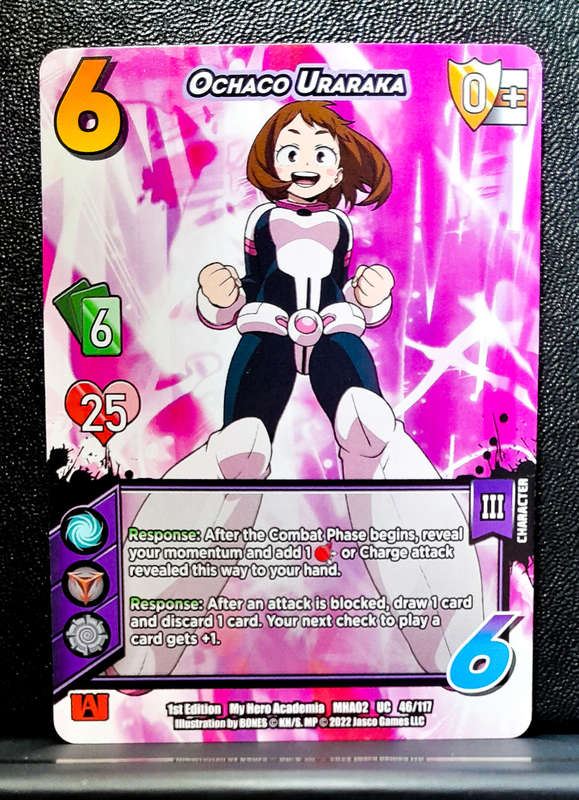 My Hero Academia CCG - 1st Edition- Ochaco Uraraka 46/117 - Character Card - Non-foil - NM