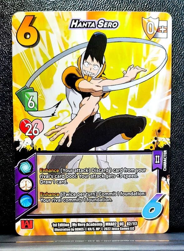 My Hero Academia CCG - 1st Edition- Hanta Sero 82/117  - Character Card - Non-foil - NM