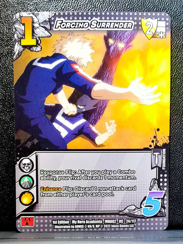 My Hero Academia CCG - 1st Edition- Universus - Forcing Surrender 24/117 - 2022 NM