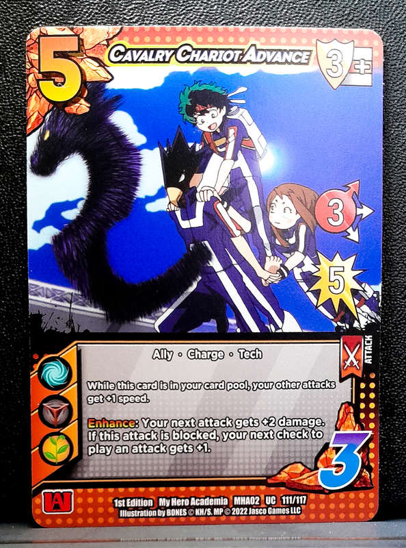 My Hero Academia CCG - 1st Edition- Universus - Cavalry Chariot Advance 111/117 - 2022 NM