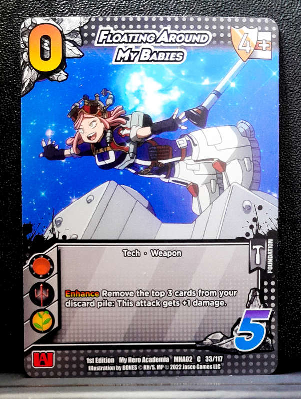My Hero Academia CCG - 1st Edition- Universus - Floating Around My Babies  33/117 - 2022 NM