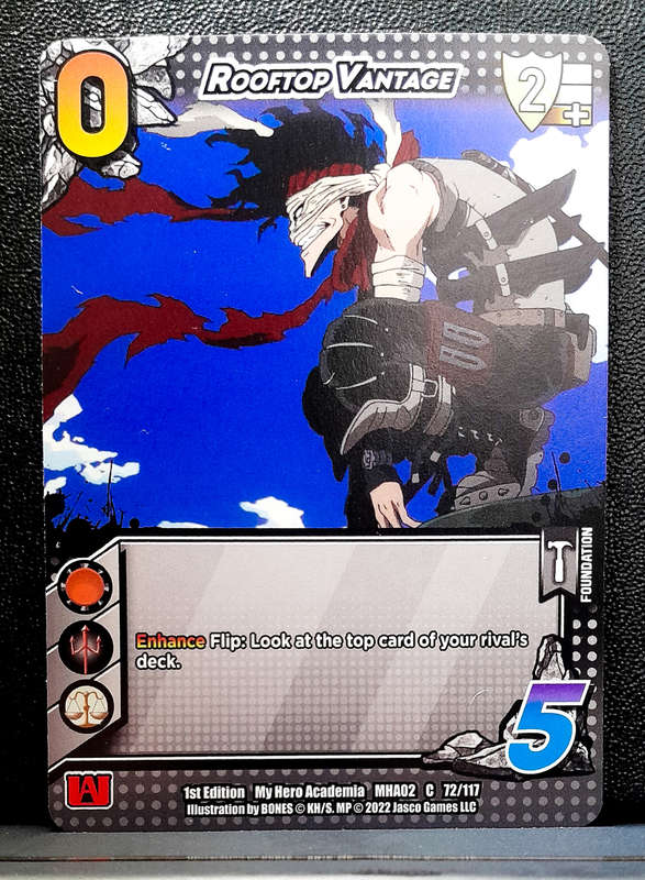 My Hero Academia CCG - 1st Edition- Universus - Rooftop Vantage 72/117 - 2022 NM