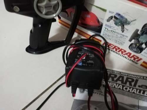 ***TAMIYA RC ELECTRIC FERRARI 360 MODENA CHALLENGE 1/10. WITH REMOTE AND ACCESSORIES
