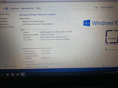 ***DEMO MODEL PROLINE HC VIRGO 3G LAPTOP. 15,6" IN BOX***R99 FREIGHT**