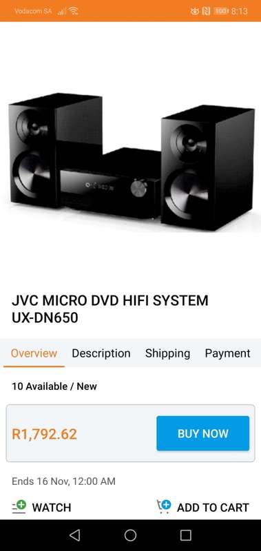****BRAND NEW JCV BLUETOOTH DVD MINI HI FI SYSTEM****