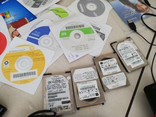 ***6x LAPTOPS,HARD DRIVES, DISKS, WIFI ROUTERS, REMOTE BOOSTERS, BAG, SPEAKERS**READ AD******