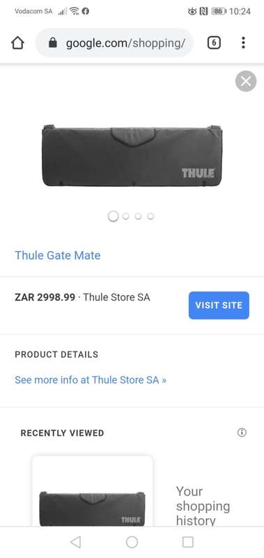 ***BRAND NEW THULE GATE MATE 54" 823 IN BOX ****R2999**** FITS ANY BAKKIE