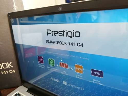 ****BRAND NEW LATEST EDITION PRESTIGIO 141 C4 .AMD A4, LAPTOP SMARTBOOK  IN BOX*****R99 FREIGHT***