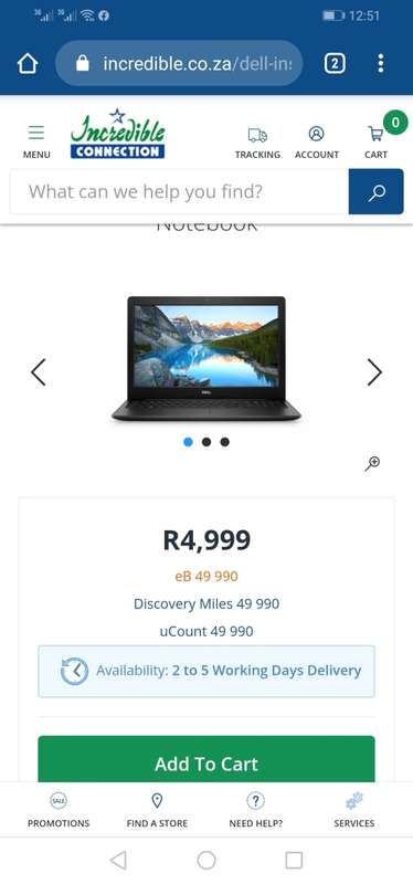 ********BRAND NEW DELL INSPIRON 15 3000. 500GB HDD, 4GB RAM, W10 IN BOX***FREE LAPTOP BAG**