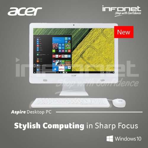 ***ESSENTIAL SERVICE ITEM**BRAND NEW ACER ASPIRE C20 720 ALL IN ONE PC WITH KEYBOARD AND MOUSE******