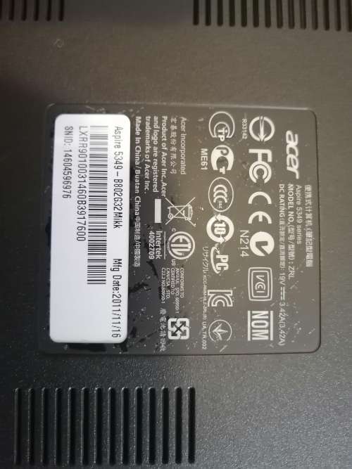***ACER ASPIRE 5349 LAPTOP, 6GH RAM, WINDOWS QO, WIFI, WEBCAM HDMI, DVD, *******