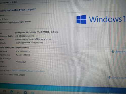 *****I3 TOSHIBA SATELITE C850 LAPTOP***4GB RAM 500GB HARD DRIVE, FREE LAPTOP BAG********