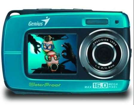 ***BRAND NEW WATERPROOF GENIUS G-SHOT 510 DIGITAL CAMERA IN BOX WITH POUCH*****