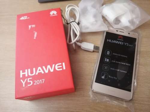 ****LATE ENTRY***NEW HUAWEI Y5  DUEL SIM 4G   IN BOX***DOES NOT TURN ON**