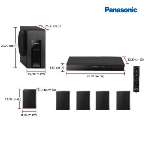 **BRAND NEW  Panasonic SC-XH105RE DYNAMIC BASS 5.1 1080P HOME THEATRE SYSTEM****