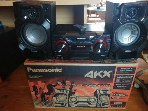 **LATE ENTRY**DEMO PANASONIC 4950W.  AKX220 BLUETOOTH, DVD , USB POWERFULL SOUND SYSTEM****waranty**