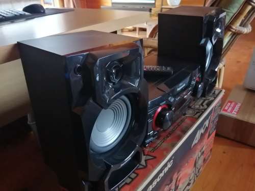 **LATE ENTRY**DEMO PANASONIC 4950W.  AKX220 BLUETOOTH, DVD , USB POWERFULL SOUND SYSTEM****waranty**