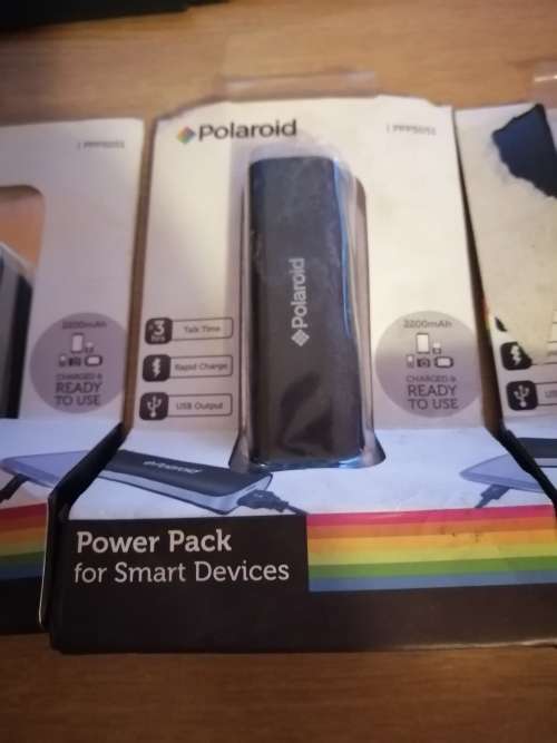 ***LATE ENTRY**LOT OF 5 X POLAROID 2200MaH LITHIUM BATTERY POWER PACK***3HRS TALK TIME, RAPID CHARGE
