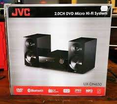**DEMO MODEL JVC UX DN-650 BLUETOOTH, USB, DVD, MP3 MINI HI FI SYSTEM*******waranty**