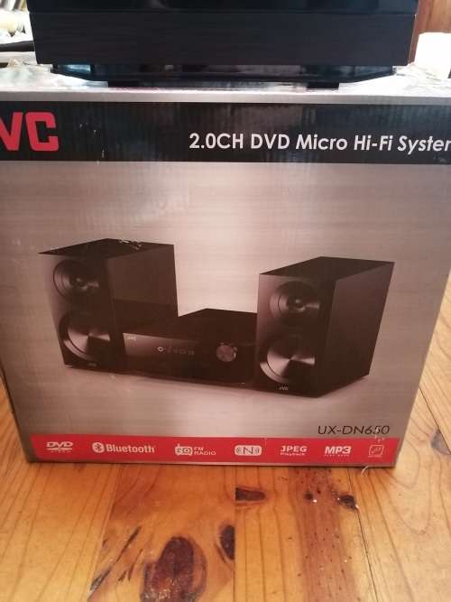 **DEMO MODEL JVC UX DN-650 BLUETOOTH, USB, DVD, MP3 MINI HI FI SYSTEM*******waranty**