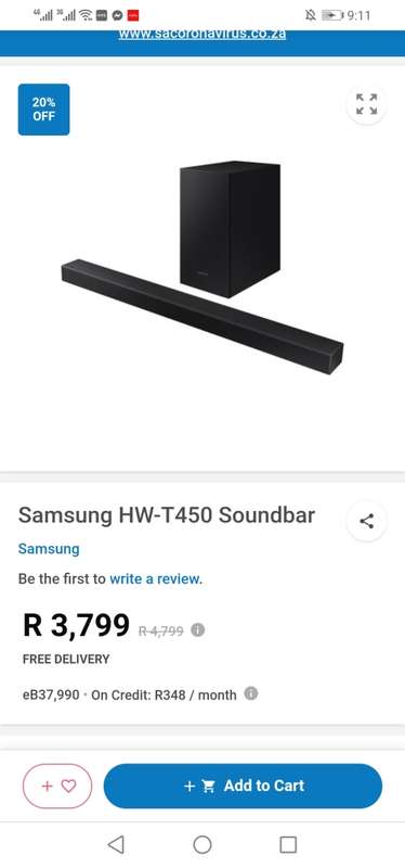 ***PERFECT CHRISTMAS GIFT** BRAND NEW SAMSUN T450 WIRELESS SOUND BAR, TOP QUALITY SOUND***