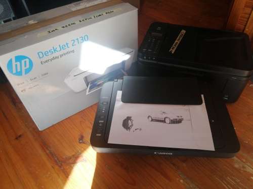 **LATE ENTRY***LOT OF 3 X PRINTERS, HP DESKJET 2130 IN BOX, CANON PIXMA MG25455, CANON PIXMA MX494