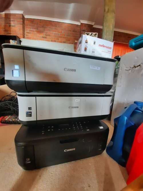 **LATE ENTRY***LOT OF 3 X PRINTERS,2 X CANNON MP 250 AND ONE PIXMA MX394**AS IS***