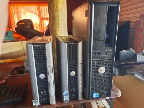 **LATE ENTRY** 3 X DELL PC BOXES FOR SPARES OR REPAIRS*****ONE BID FOR ALL***