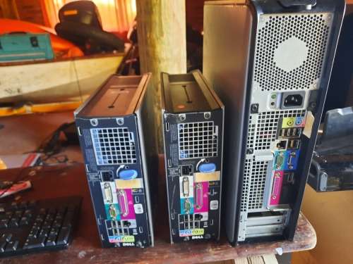 **LATE ENTRY** 3 X DELL PC BOXES FOR SPARES OR REPAIRS*****ONE BID FOR ALL***
