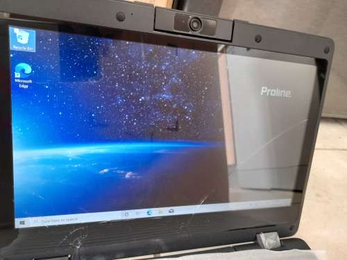 ****BRAND NEW PROLINE YOGA, FULL FLIP, TOUCH SCREEN LAPTOP, SWIVEL WEBCAM*GLASS CRACKED, STILL WORKS