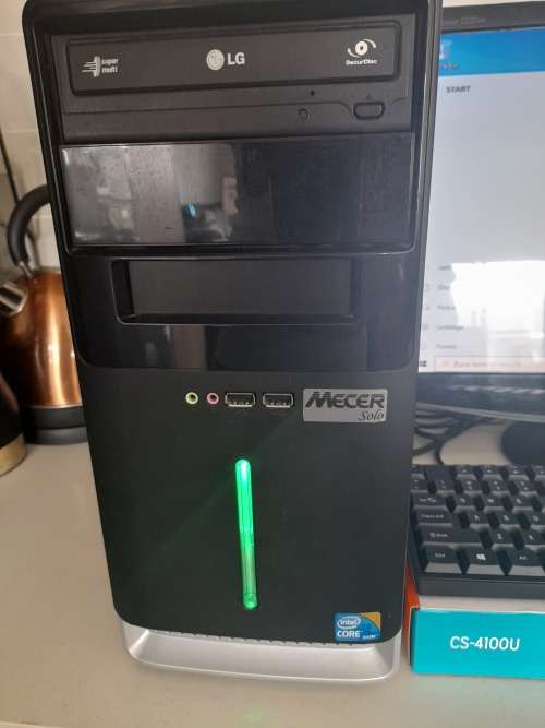 *****COMPLETE DESKTOP*I3 MECER PC BOX, 2TB HDD**23` SAMSUNG SCREEN, NEW KEYBOARD,MOUSE**