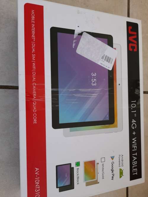 ****CRAZY SPECIAL**FREE FRIEGHT**BRAND NEW JVC 10.1INCH 4G+WIFI DUEL SIM TABLET IN BOX***