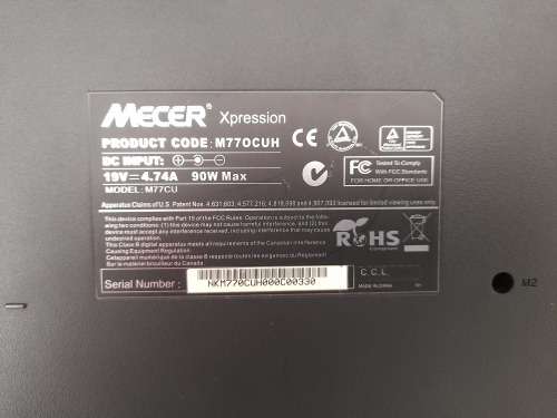 **LIQUIDATION STOCK**I3 MECER XPRESSION M770CUH,17INCH LAPTOP, FRESH W10 LOADED****