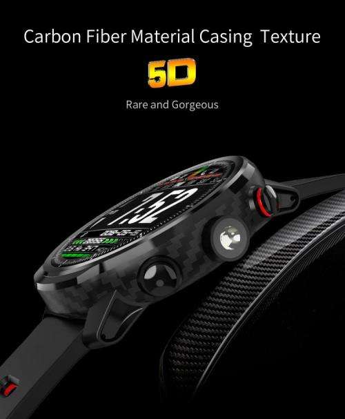 *CRAZY SPECIAL***FREE FREIGHT**L5 WATERPROOF, CARBON FIBRE, SMART WATCH IN BOX****