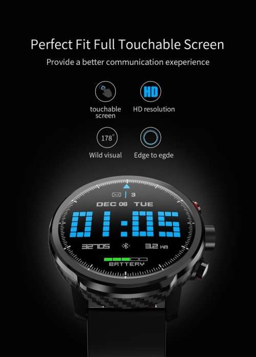 *CRAZY SPECIAL***FREE FREIGHT**L5 WATERPROOF, CARBON FIBRE, SMART WATCH IN BOX****
