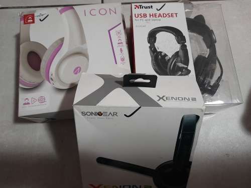**MONTH END DEAL***LIQUIDATION STOCK**LOT OF 3 X GAMING HEADSETS***WORKING**R99 FREIGHT**