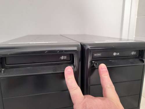 *ONCE OFF**STORE CLEARANCE SALE**2 X GIGABYTE PC CHASIS WITH DVD WRITERS**ONE BID FOR BOTH**