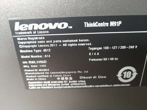 ***CLEARANCE SALE**LENOVOTHINKCENTRE M91P, I5, 4GB RAM, 500GB HDD**POWERS ON SHUTS DOWN**
