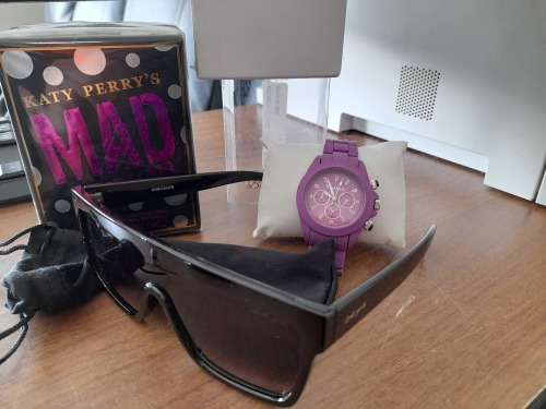 *AWESOME GIFT SET*COMBO SPECIAL**KATY PERRY MAD POTION, BAD GIRL WATCH AND SUNGLASSES**NEW**