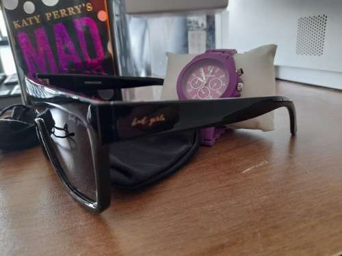 *AWESOME GIFT SET*COMBO SPECIAL**KATY PERRY MAD POTION, BAD GIRL WATCH AND SUNGLASSES**NEW**