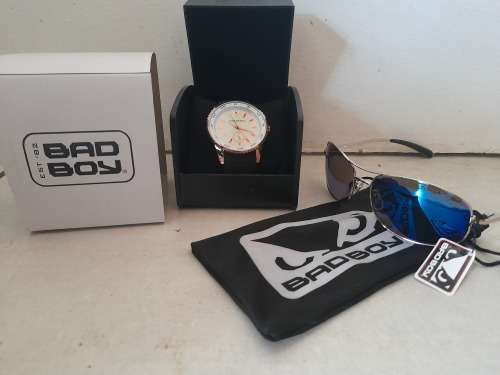 *AWESOME GIFT SET*COMBO SPECIAL**BRAND NEW BADBOY WATCH AND SUNGLASSES IN BOX***FOR MEN**