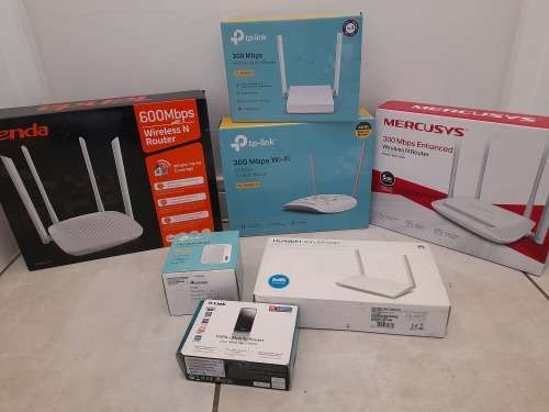 *ONCE OFF**STORE CLEARANCE**BULK LOT OF  ROUTERS, WIFI EXTENDERS ETC**OVER R3000 VALUE**